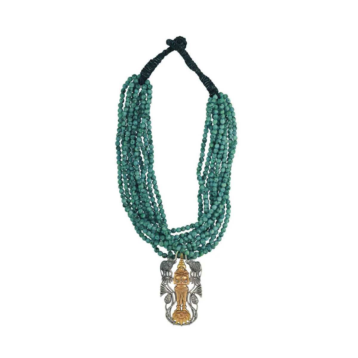 Abhishek lakshmi Silver Necklace By Moha - Image 6