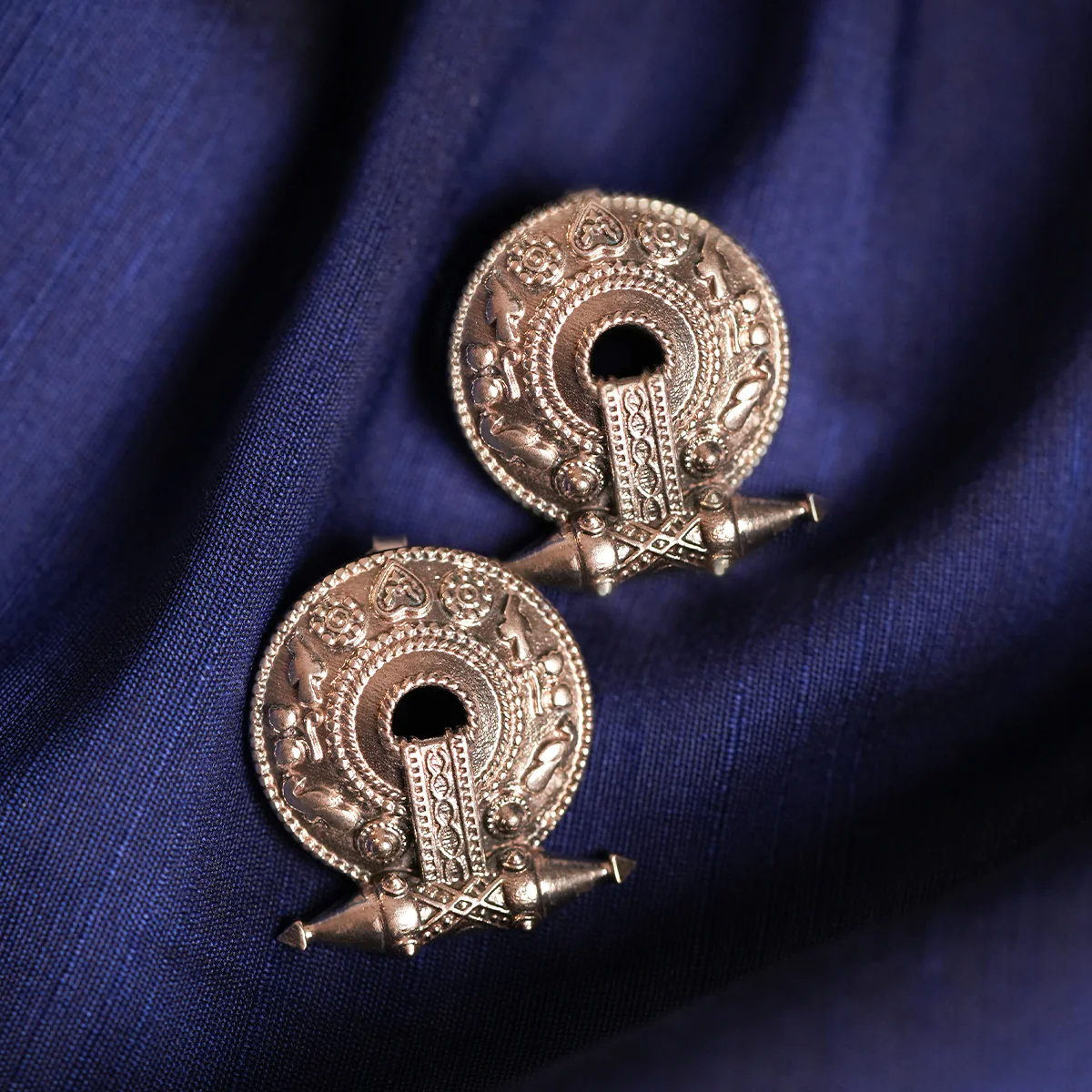 Akota Silver Stud Earrings by MOHA - Image 3