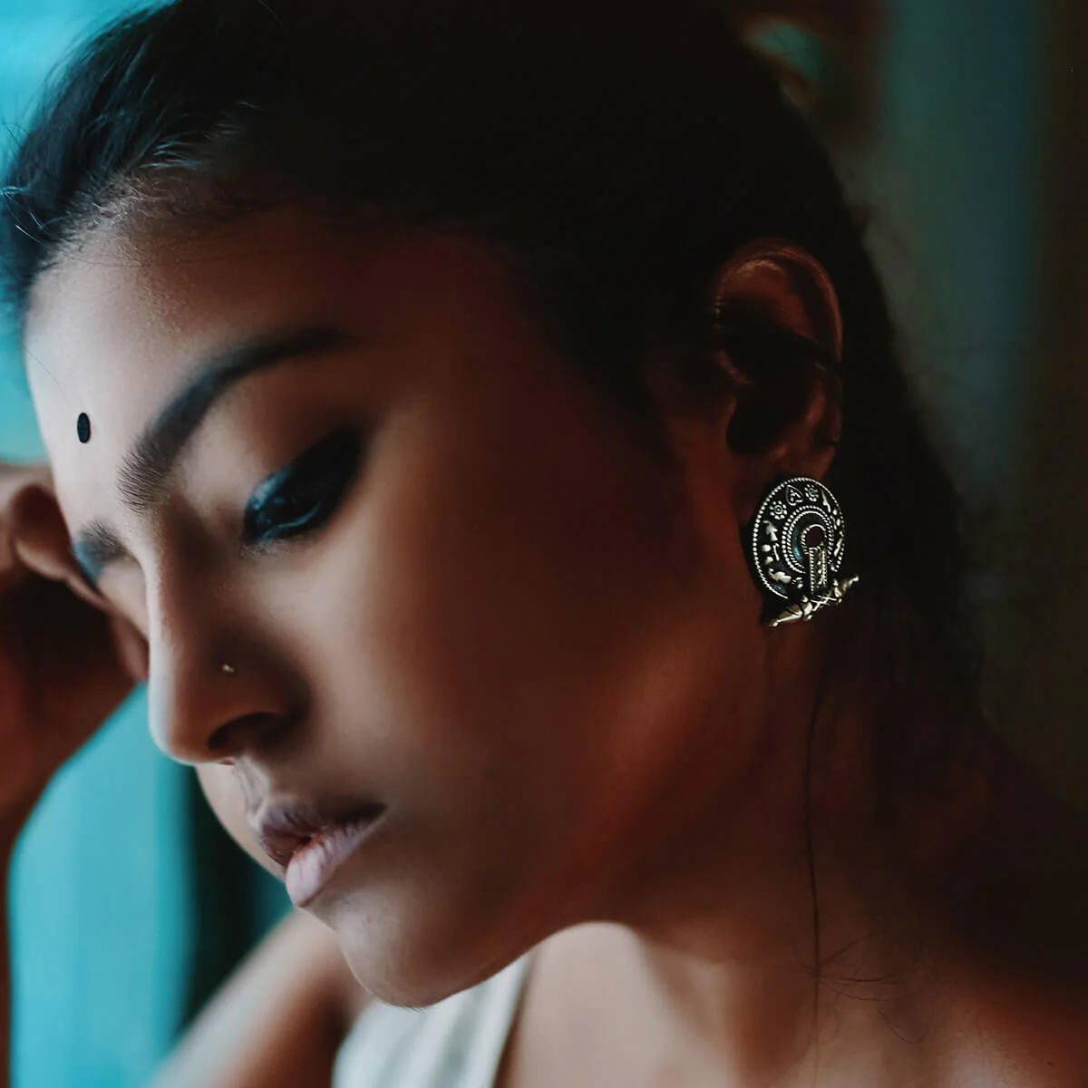 Akota Silver Stud Earrings by MOHA - Image 6