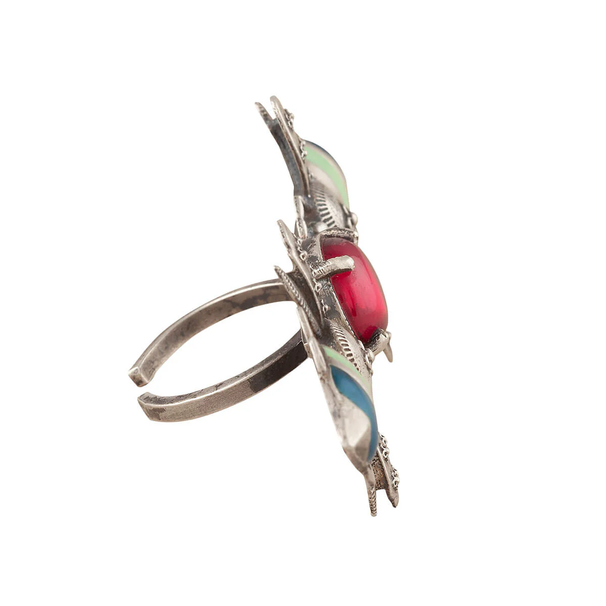 Avi Silver Finger Ring By MOHA - Image 3