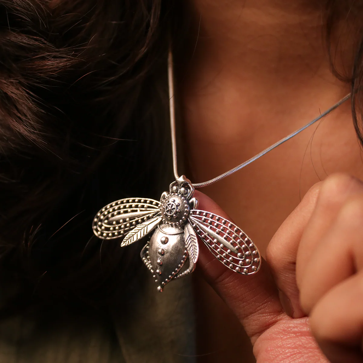 Bhawara Silver Chain Pendant by MOHA - Image 5