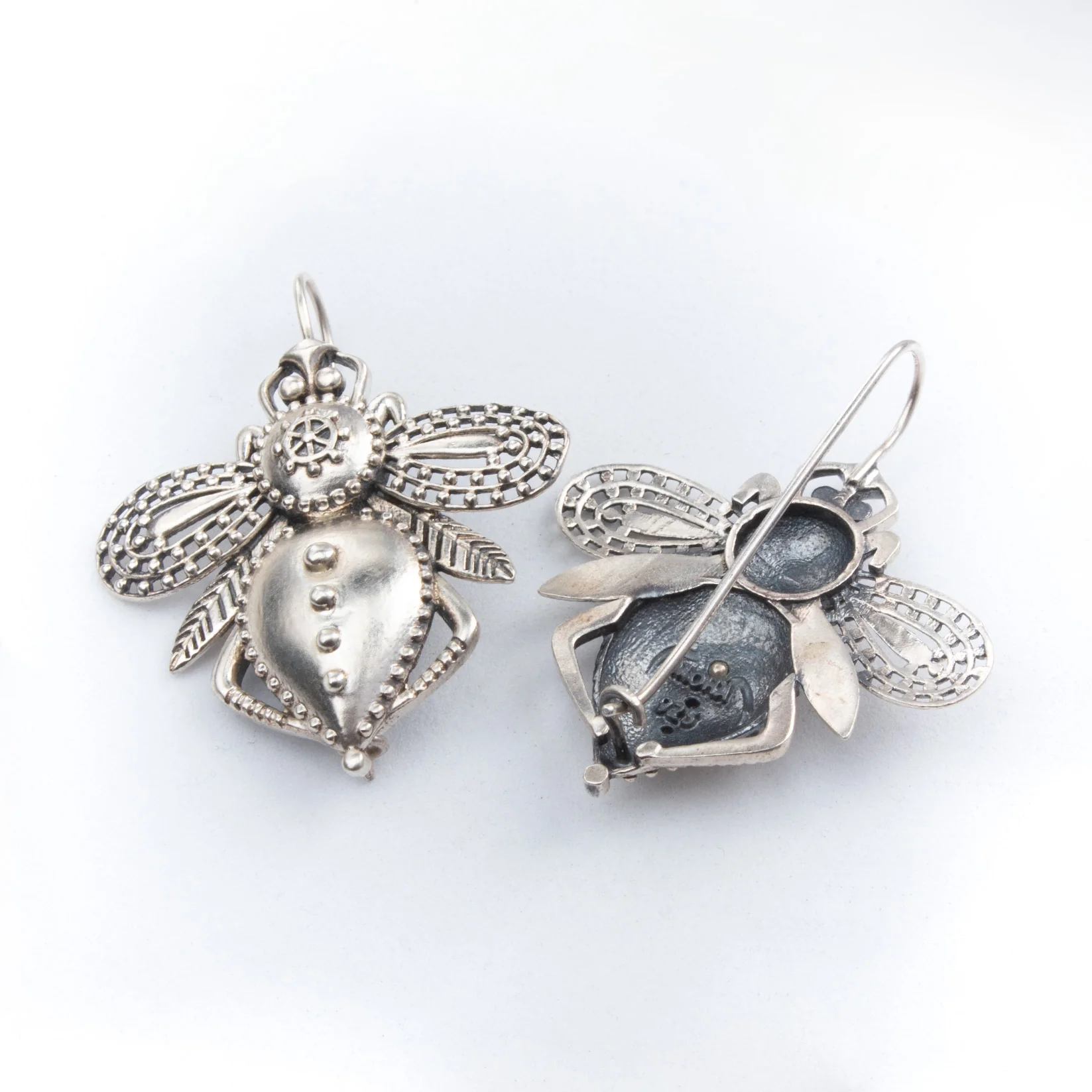 Bhawara Silver Earrings by MOHA - Image 3