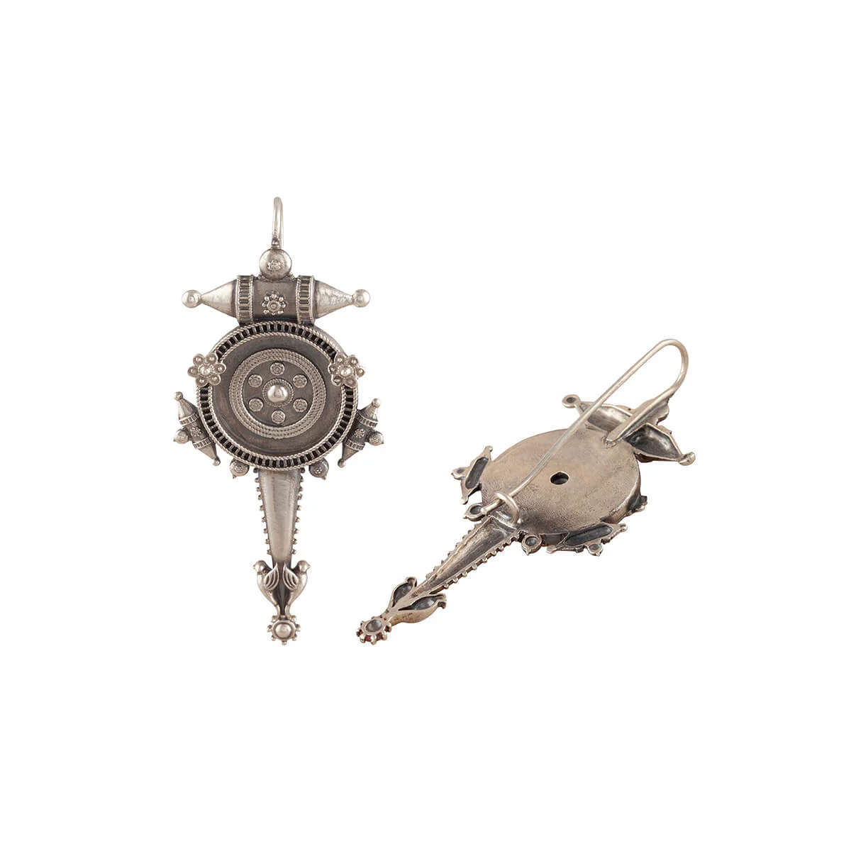 Hingora Silver Earrings - Big by Moha - Image 4