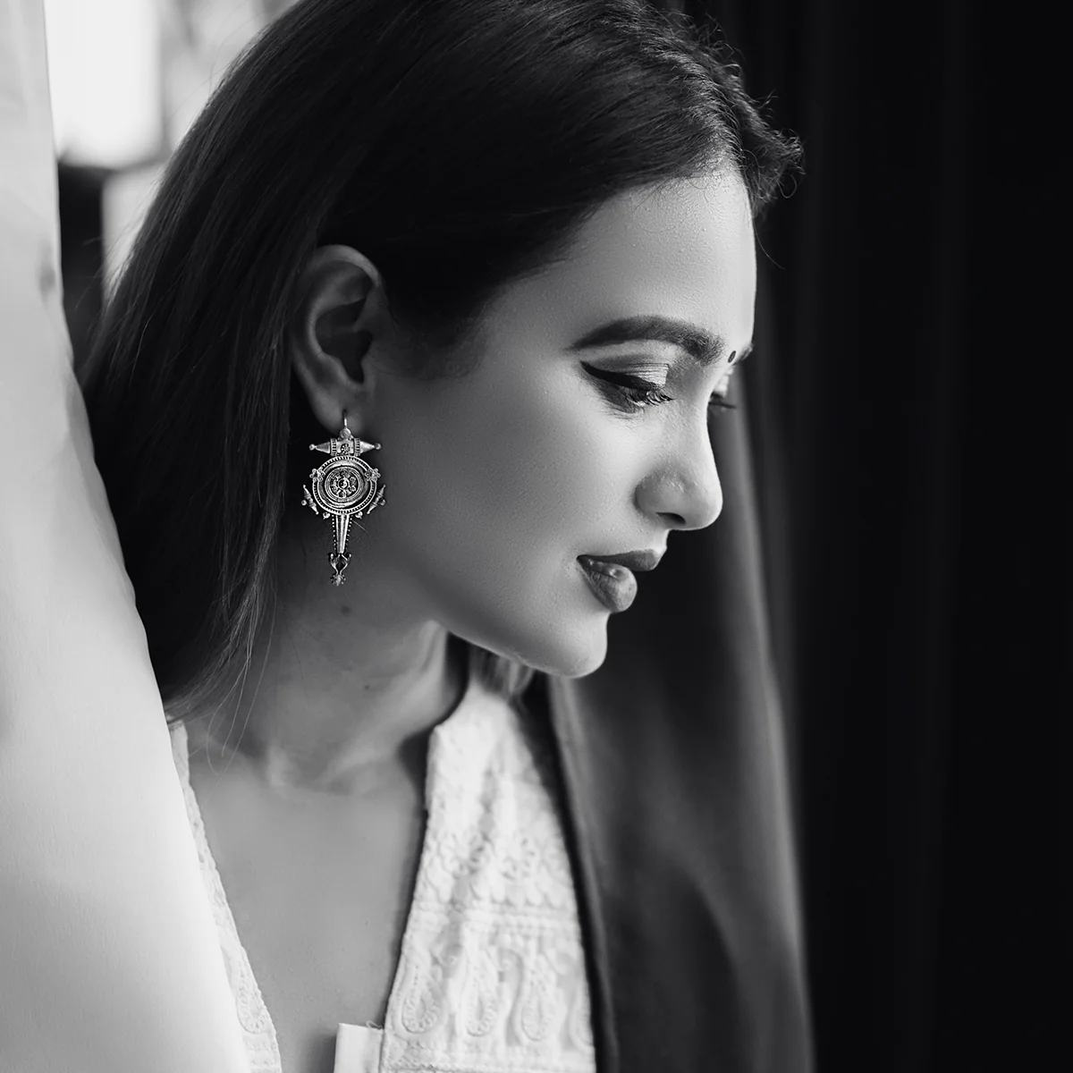 Hingora Silver Earrings - Big by Moha - Image 6