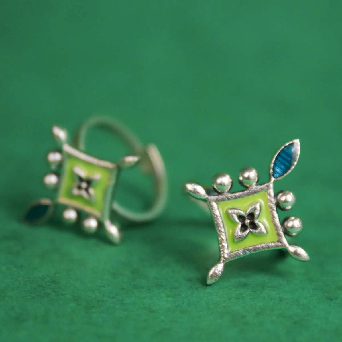 Kriti Silver Toe Rings by MOHA - Image 7