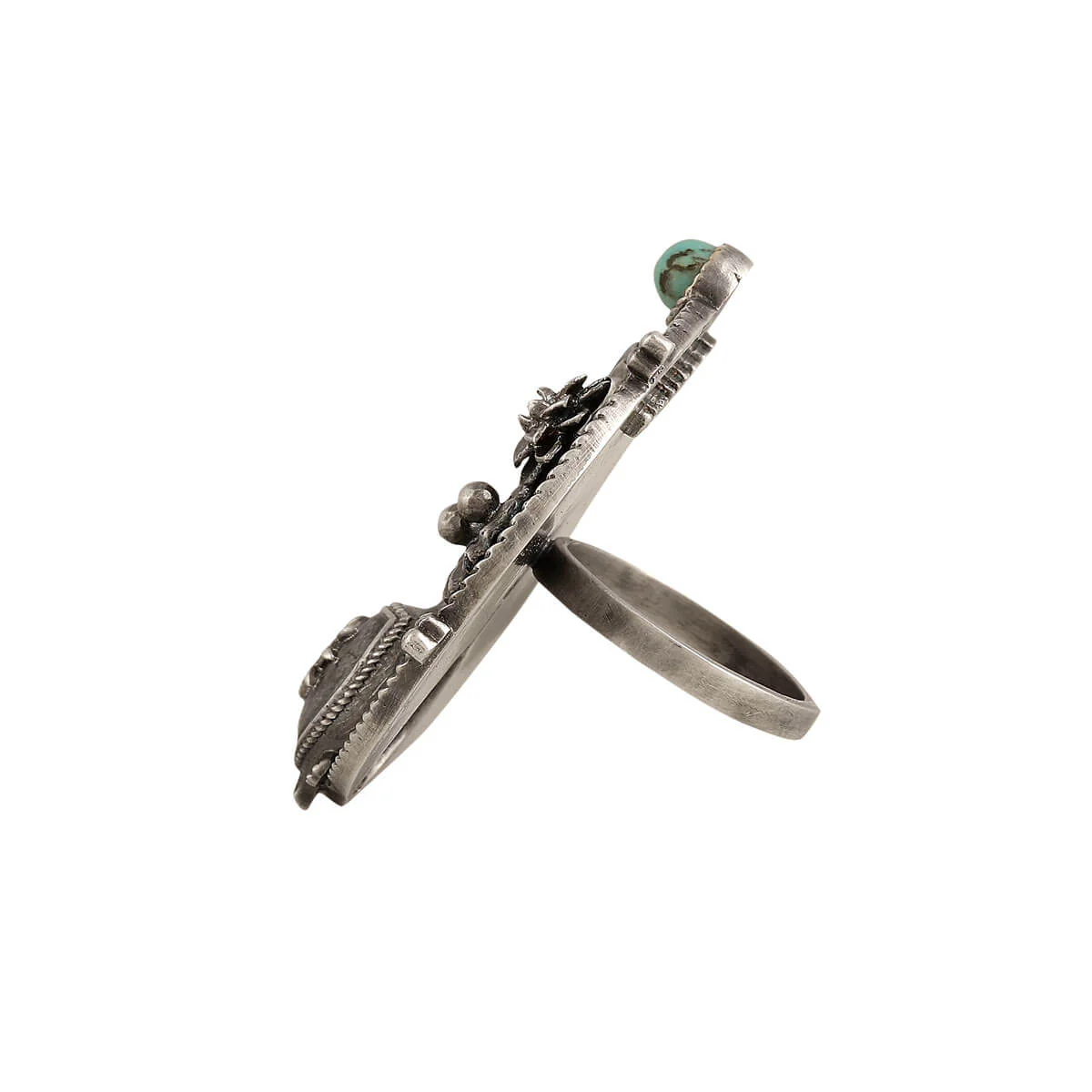 Kurma vihar Silver Finger Ring by Moha - Image 5