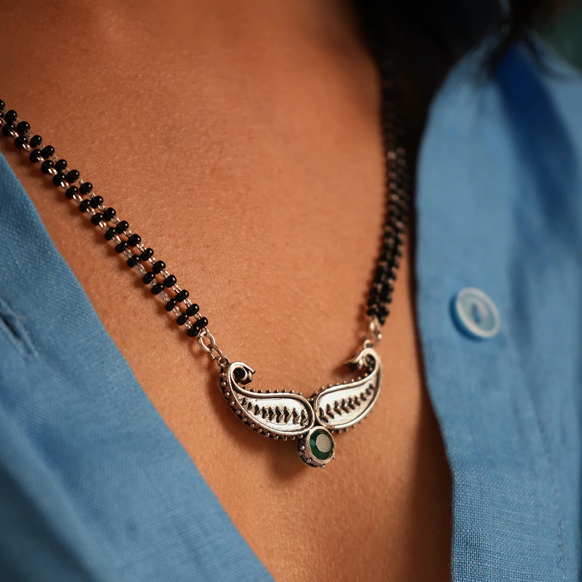 Nitya Silver Mangalsutra by MOHA - Image 3