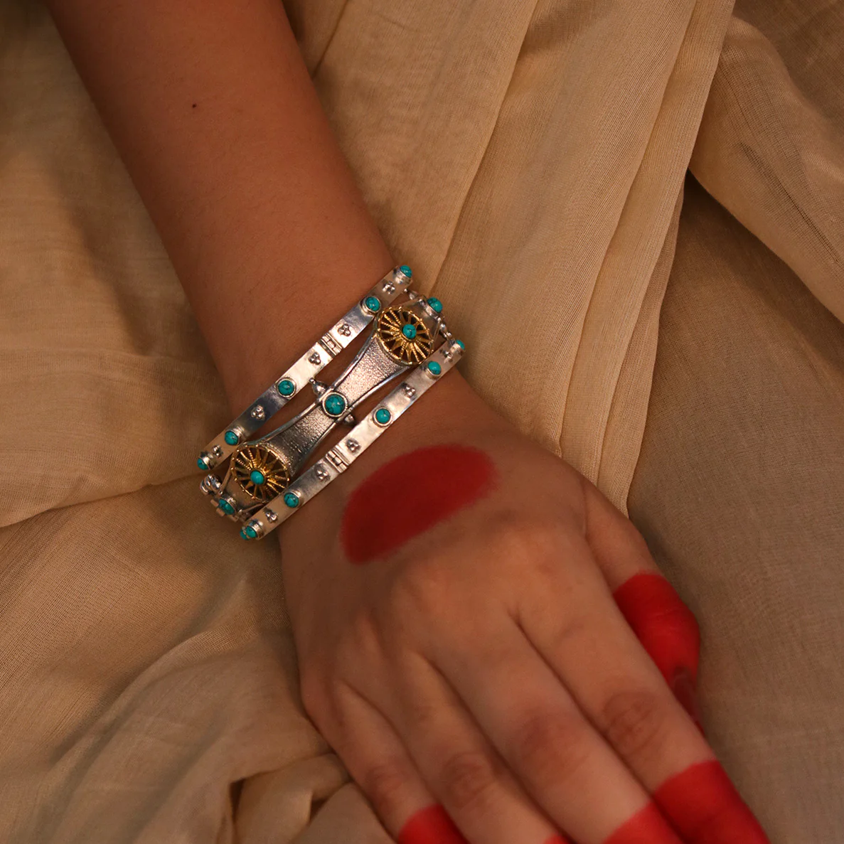 Ratna Valaya Silver Bangle by MOHA - Image 5