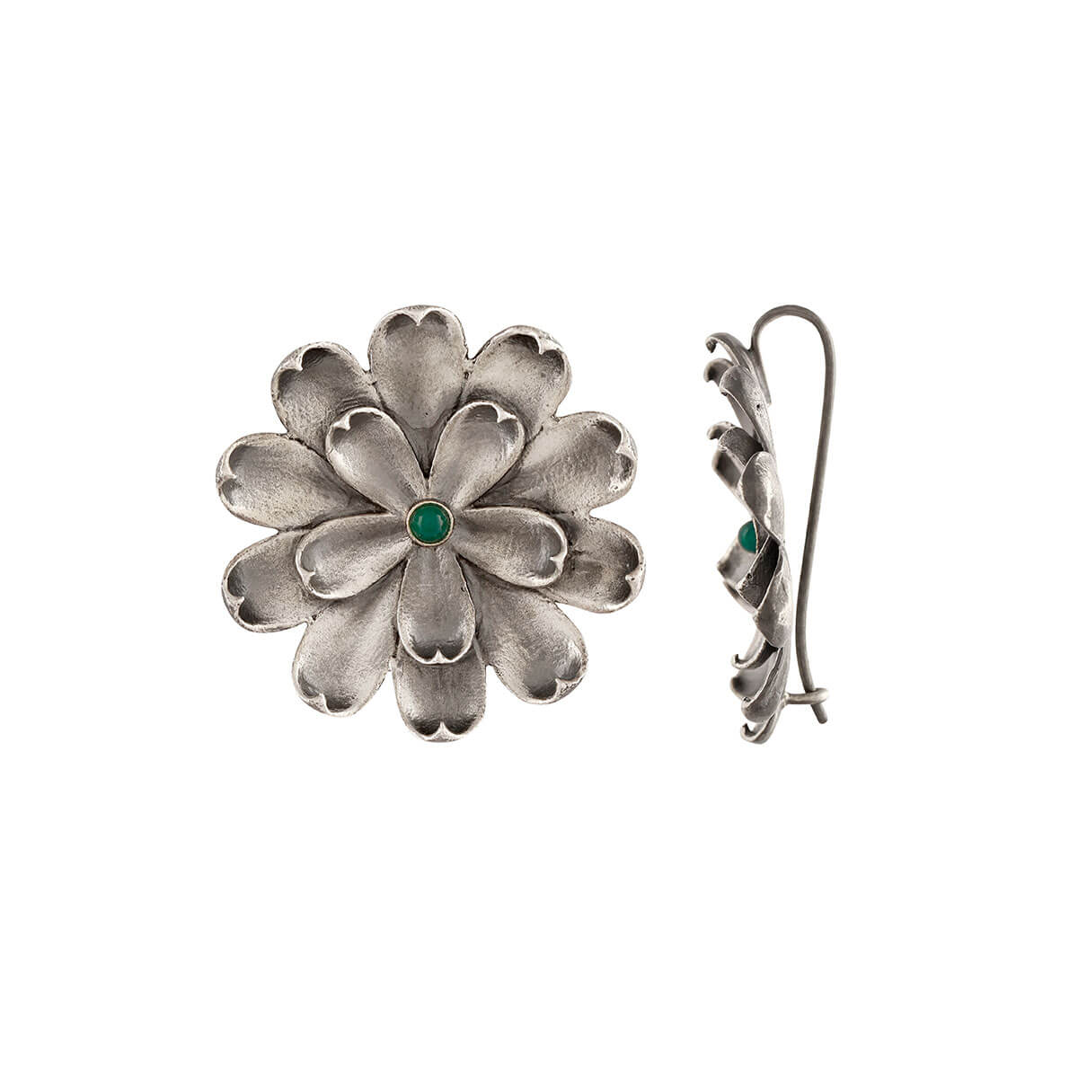 Sadafuli Silver Earring by MOHA - Image 5