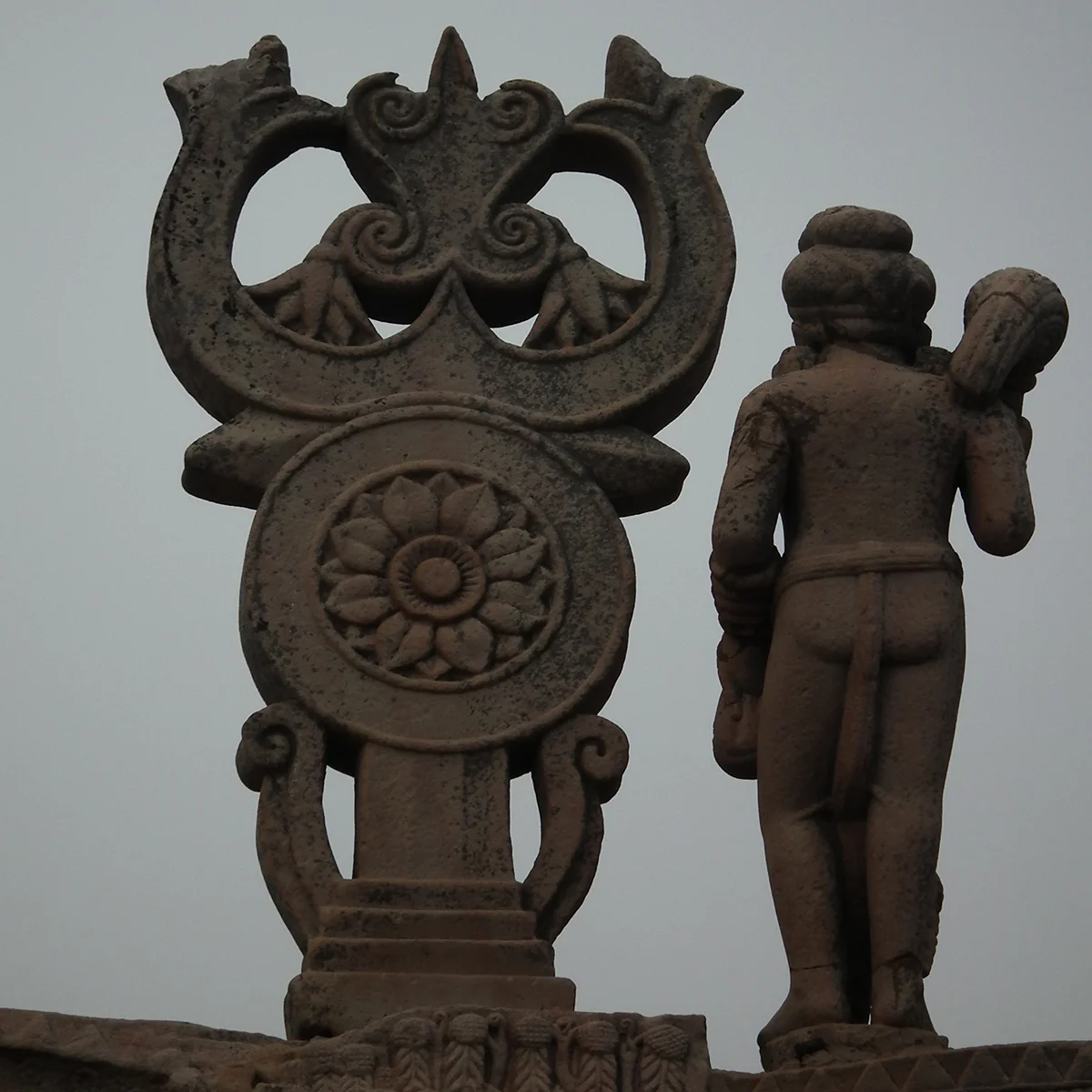 Triratna mandala Silver Earring by MOHA - Image 7