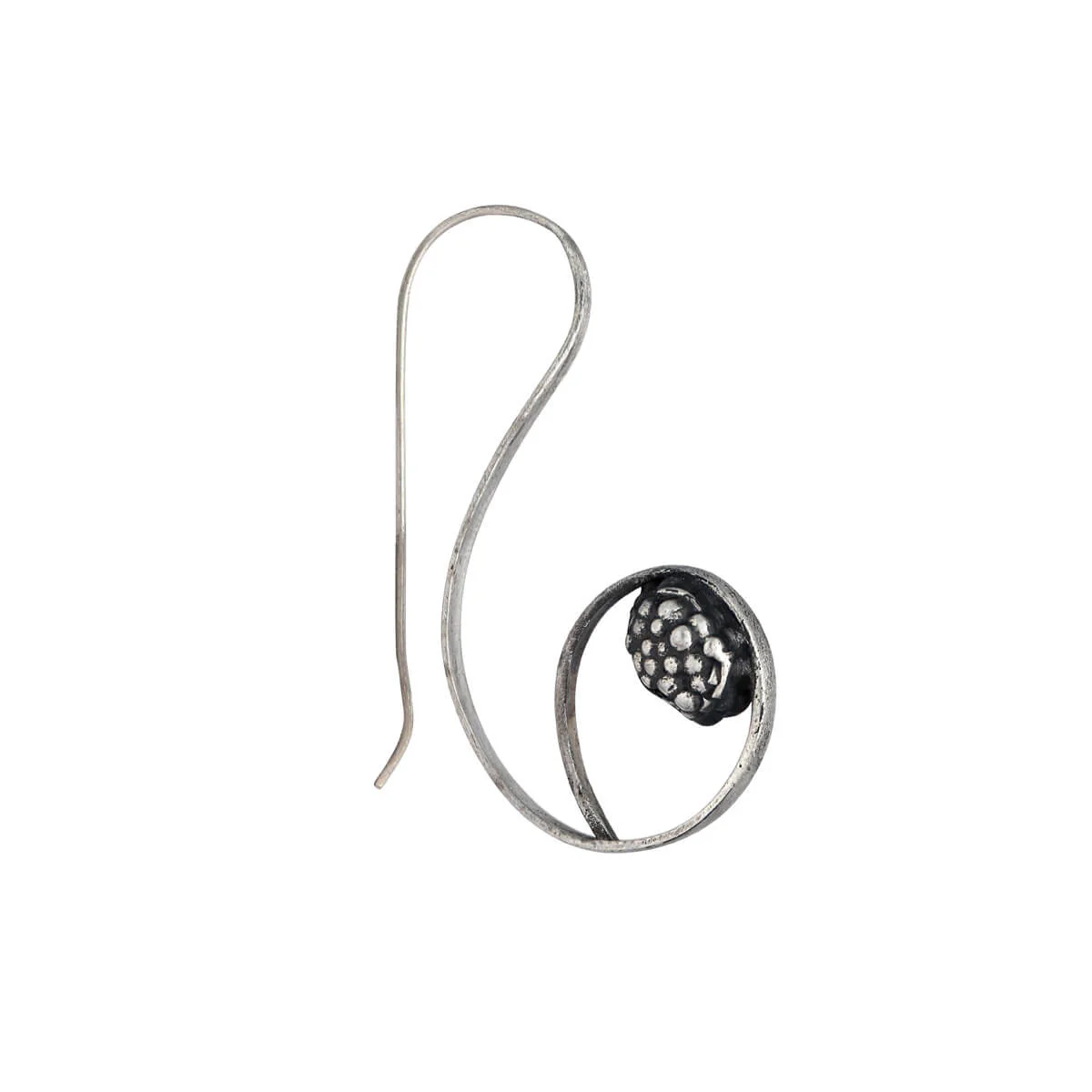 Trumpet vine silver earrings by MOHA - Image 4