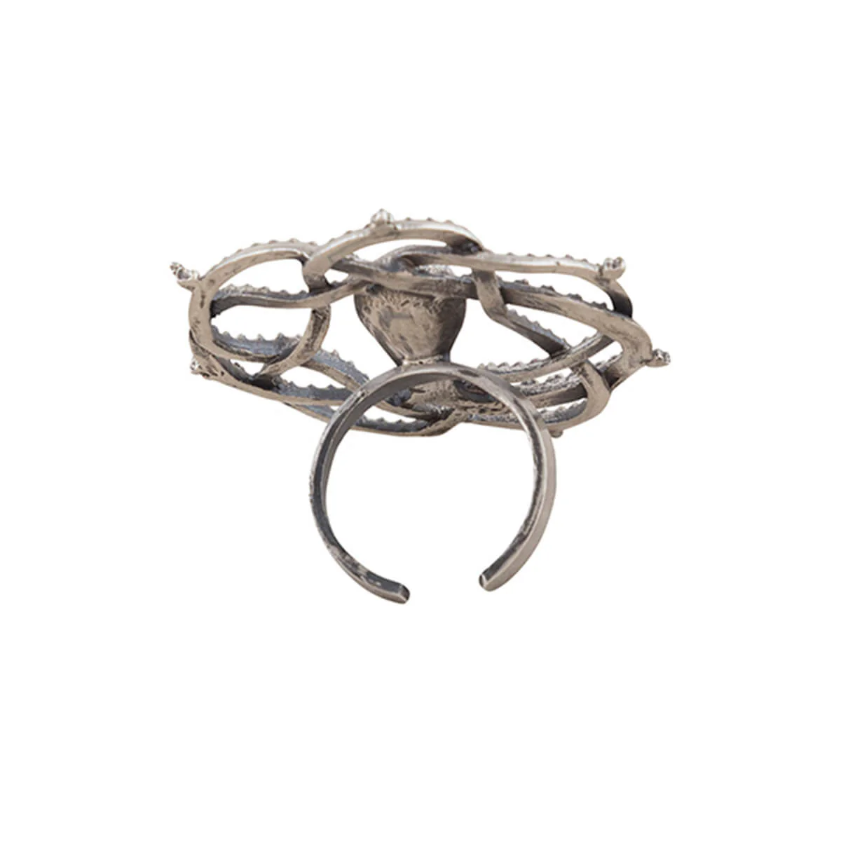 Vasuki Silver Finger Ring by MOHA - Image 4